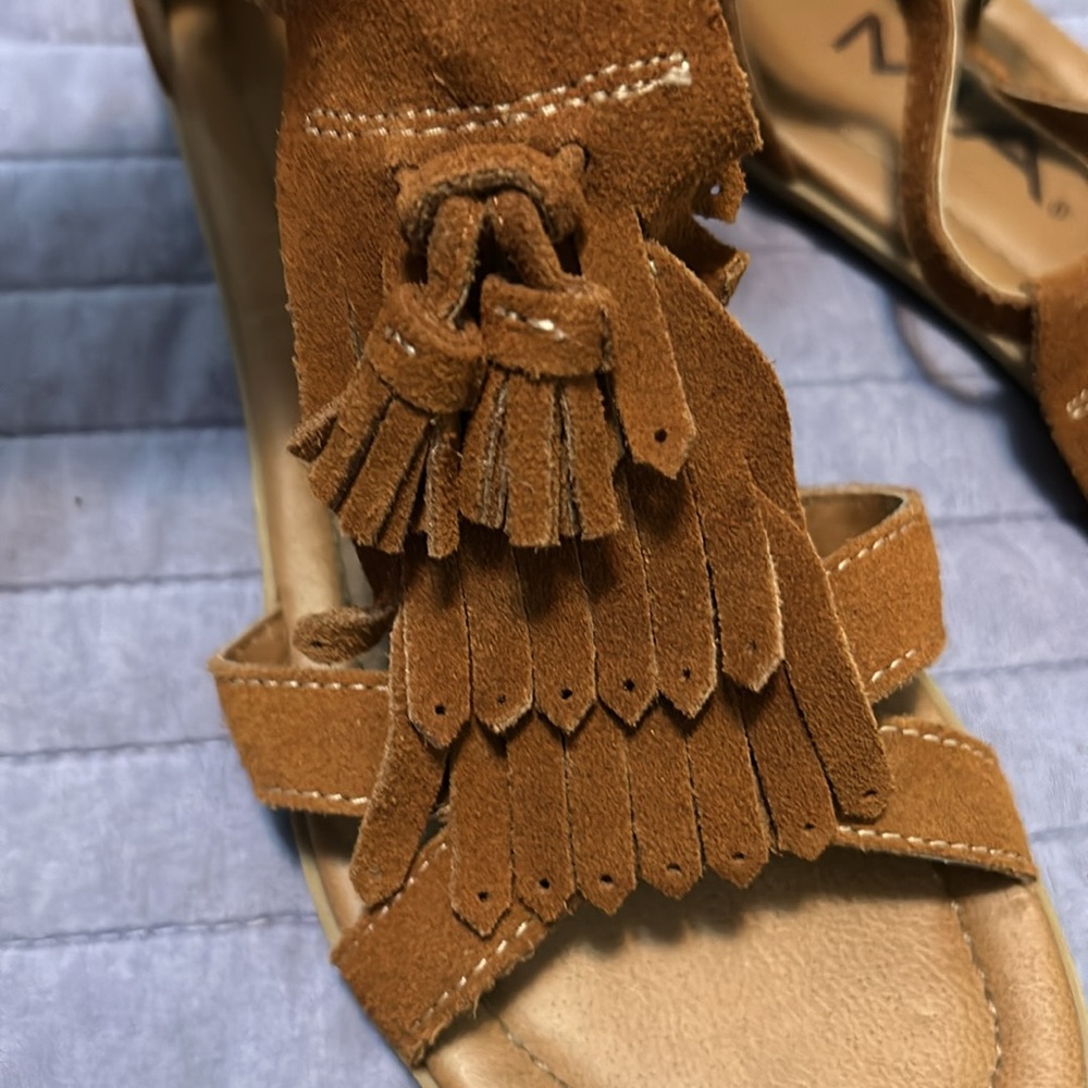 Moccasin style sandals